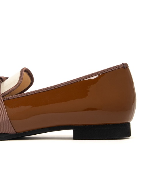 JELLY BEANS（ジェリービーンズ）の「【晴雨兼用】【防水・撥水】【生活防水】【滑りにくい】【雨の日】【通勤靴】【レイン対応】フラットリボンレインローファー(313-51001)JELLY BEANS(ジェリービーンズ)（レインシューズ・レディース・ブラック系その他/ブラウン系その他/キャメル・22.5/23/23.5/24/24.5）」の7枚目の写真