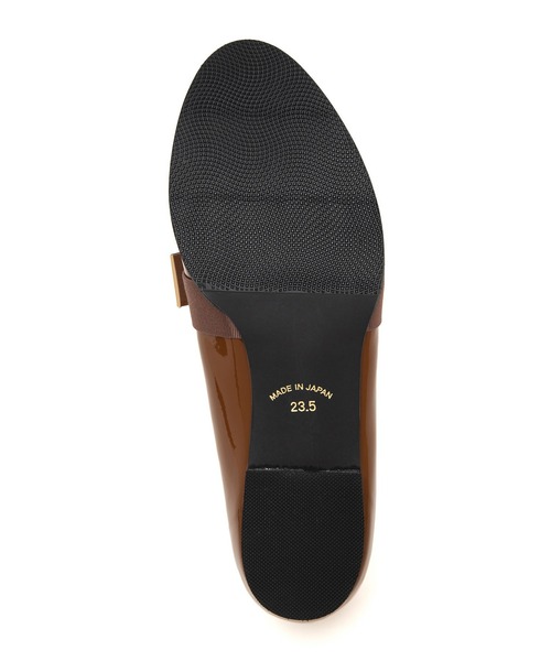 JELLY BEANS（ジェリービーンズ）の「【晴雨兼用】【防水・撥水】【生活防水】【滑りにくい】【雨の日】【通勤靴】【レイン対応】フラットリボンレインローファー(313-51001)JELLY BEANS(ジェリービーンズ)（レインシューズ・レディース・ブラック系その他/ブラウン系その他/キャメル・22.5/23/23.5/24/24.5）」の10枚目の写真