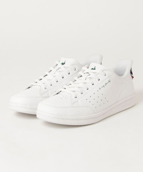 le coq sportif（ルコックスポルティフ）の「ラ ローラン SI  /  LA ROLAND SI（スニーカー・メンズ・ホワイト×グリーン・22.5cm/23.0cm/23.5cm/24.0cm/24.5cm/25.0cm/25.5cm/26.0cm/26.5cm/27.0cm/27.5cm）」の13枚目の写真