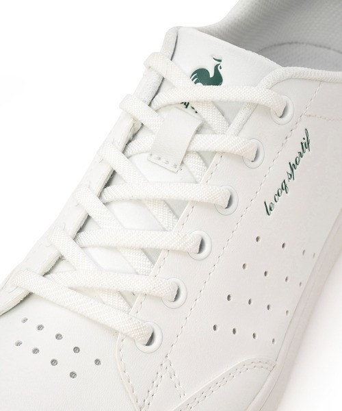 le coq sportif（ルコックスポルティフ）の「ラ ローラン SI  /  LA ROLAND SI（スニーカー・メンズ・ホワイト×グリーン・22.5cm/23.0cm/23.5cm/24.0cm/24.5cm/25.0cm/25.5cm/26.0cm/26.5cm/27.0cm/27.5cm）」の10枚目の写真