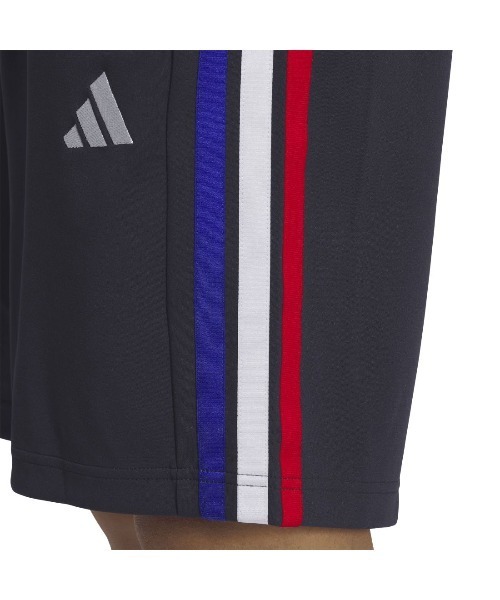 adidas(アディダス)の「アディダス adidas スリーストライプス レギュラーフィット ダブルニットショーツ(その他パンツ・メンズ・ブラック×ホワイト/ブラック×ブラック/ブルー系その他・LL/3L/S/M/L)」の14枚目の写真