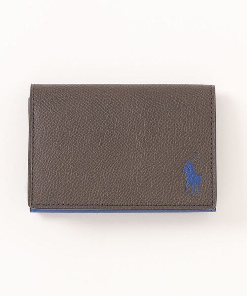 爆買い 英語 ニュー コントラストポニー カードケース（名刺入れ）｜POLO 小物