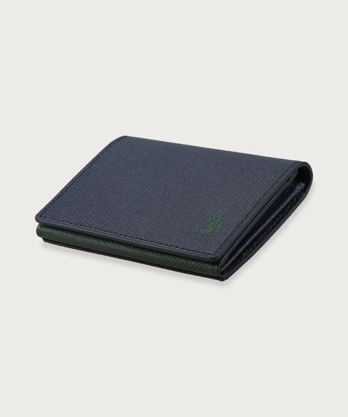 Ralph Lauren★スムースレザー カードケース ポニー ロゴ POLO RALPH LAUREN カードケース ニュー コントラストポニー