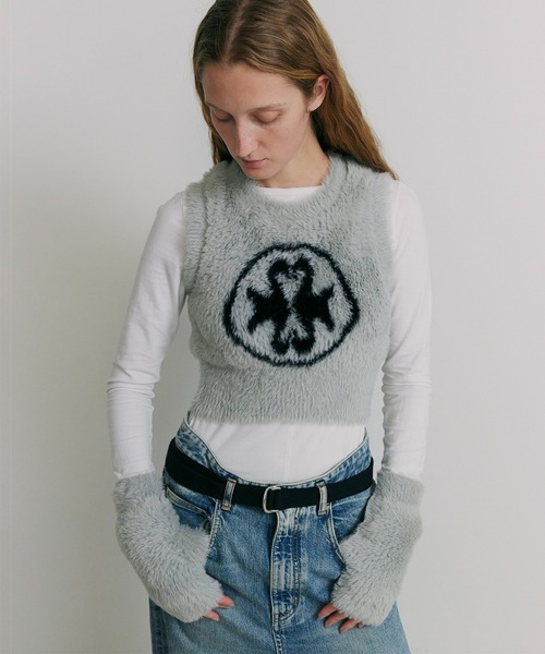 トップス sorin Fur Like Knit Vest & Mittens Set SORIN（ソリン ）の「Fur Like Knit Vest & Mittens Set（ベスト