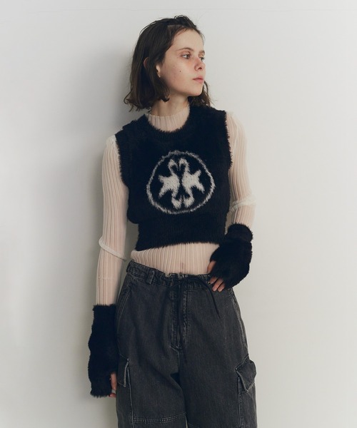SORIN（ソリン ）の「Fur Like Knit Vest & Mittens Set（ベスト