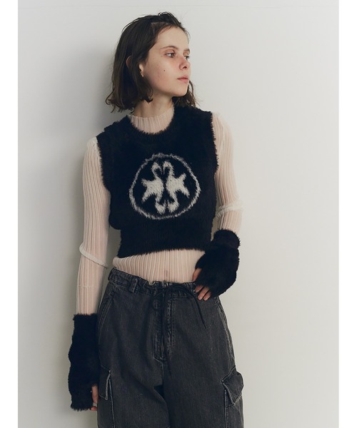 トップス sorin Fur Like Knit Vest & Mittens Set SORIN ファーライクニット ベスト＆ミトンセット SORIN（ソリン ）の