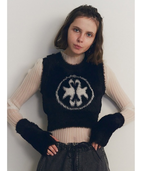 SORIN（ソリン ）の「Fur Like Knit Vest & Mittens Set（ベスト
