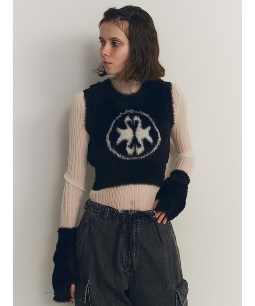 トップス sorin Fur Like Knit Vest & Mittens Set SORIN（ソリン ）の「Fur Like Knit Vest & Mittens Set（ベスト