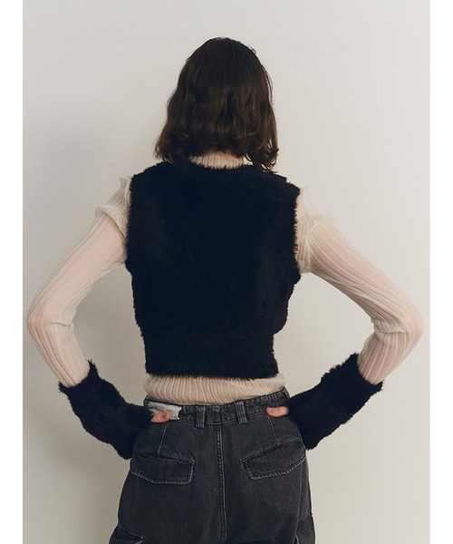 トップス sorin Fur Like Knit Vest & Mittens Set SORIN（ソリン ）の