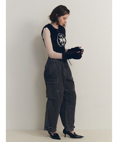 トップス sorin Fur Like Knit Vest & Mittens Set SORIN（ソリン ）の「Fur Like Knit Vest & Mittens Set（ベスト