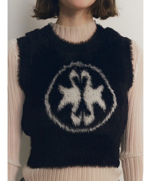 SORIN（ソリン ）の「Fur Like Knit Vest & Mittens Set（ベスト