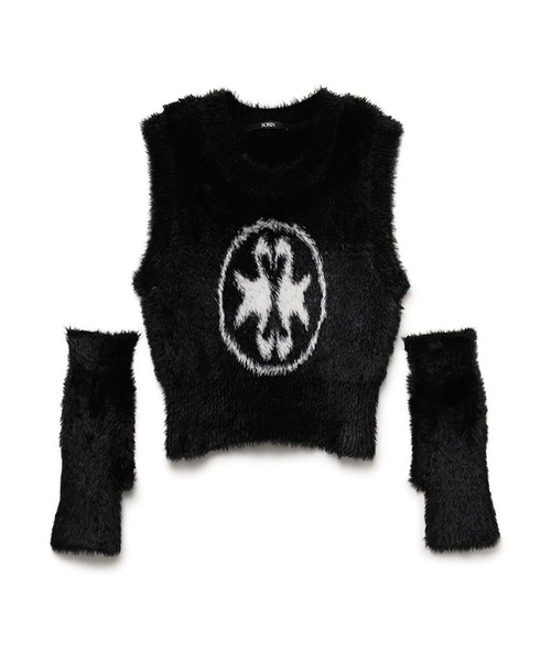 SORIN（ソリン ）の「Fur Like Knit Vest & Mittens Set（ベスト