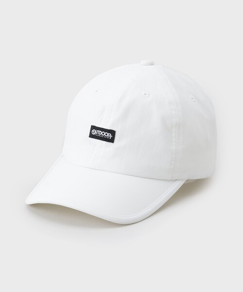 OUTDOOR PRODUCTS(アウトドアプロダクツ)の「【OUTDOOR PRODUCTS】別注 ナイロンキャップ(キャップ・レディース・ホワイト/ブラック/ベージュ・99)」の2枚目の写真