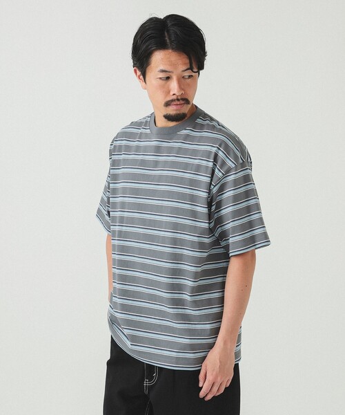 ルトロワ　ビームスF別注ボーダーニットTシャツ　２枚セット ルトロワ ビームスF別注ボーダーニットTシャツ 2枚セット