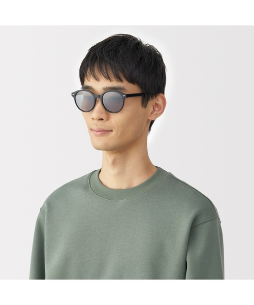 無印良品(ムジルシリョウヒン)の「UV400カット ラージボストン型 サングラス(サングラス・レディース・ブラウン系/グレー/ブラック/ブラウン・FREE)」の20枚目の写真