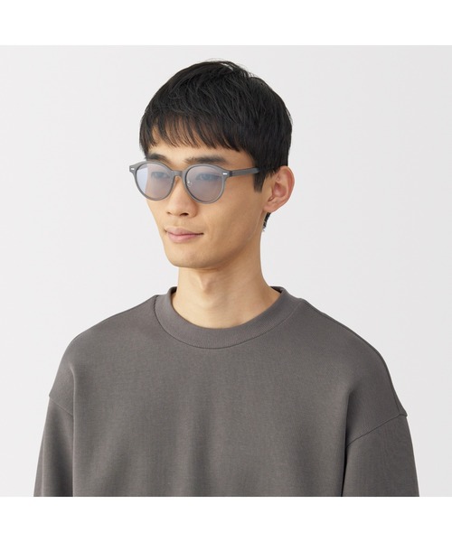 無印良品(ムジルシリョウヒン)の「UV400カット ラージボストン型 サングラス(サングラス・レディース・ブラウン系/グレー/ブラック/ブラウン・FREE)」の15枚目の写真