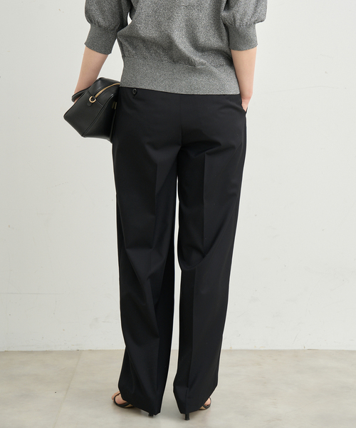 IENA(イエナ)の「ウールブロードタックパンツ(スラックス・レディース・グレー/ブラック・34/36/38)」の21枚目の写真