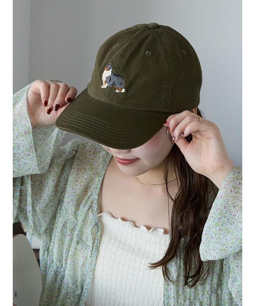 ehka sopo（エヘカソポ）の「ドッグキャップ（ハット・レディース・カーキ/ネイビー/ベージュ/ライトベージュ・F）」の3枚目の写真