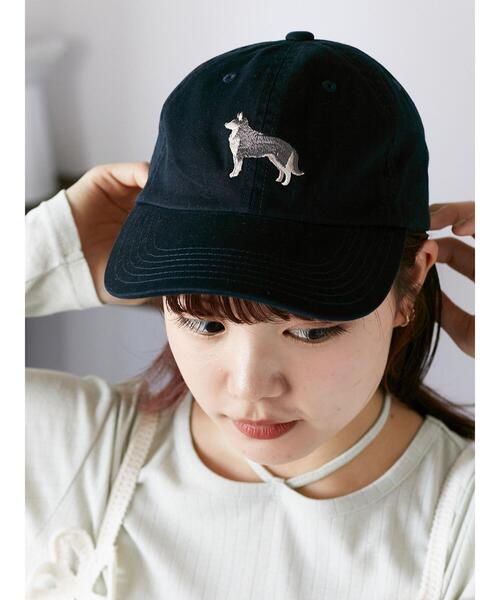 ehka sopo（エヘカソポ）の「ドッグキャップ（ハット・レディース・カーキ/ネイビー/ベージュ/ライトベージュ・F）」の5枚目の写真