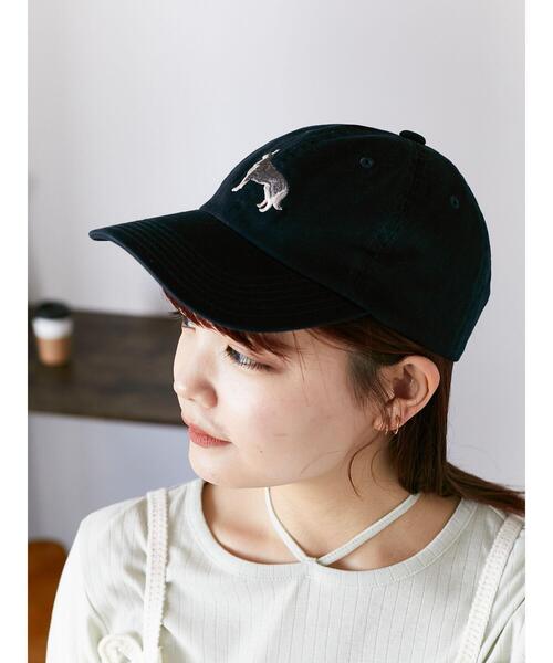 ehka sopo（エヘカソポ）の「ドッグキャップ（ハット・レディース・カーキ/ネイビー/ベージュ/ライトベージュ・F）」の8枚目の写真