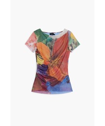 デシグアル Desigual VARDAR 花柄 シャツ 長袖 M ネイビー 20WWCW67 レディース デシグアル Desigual 花柄 ふかふか ミニクロスボディバッグ