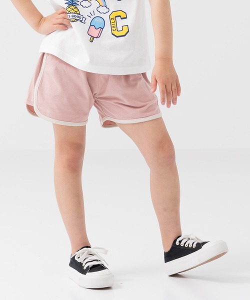 chil2(チルツー)の「綿100% パイピングショートパンツ(その他パンツ・キッズ・ベージュ/ミント/ラベンダー/チャコールグレー/ブラック/スモークピンク・80cm/90cm/100cm/110cm/120cm/130cm/140cm/150cm)」の7枚目の写真