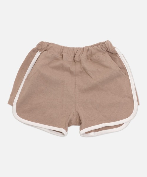 chil2(チルツー)の「綿100% パイピングショートパンツ(その他パンツ・キッズ・ベージュ/ミント/ラベンダー/チャコールグレー/ブラック/スモークピンク・80cm/90cm/100cm/110cm/120cm/130cm/140cm/150cm)」の8枚目の写真