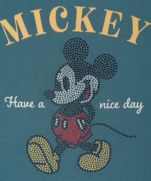 セール】【DISNEY/ディズニー】ラインストーン半袖Tシャツ
