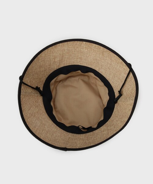 UNTITLED（アンタイトル）の「【接触冷感】ドレープリボンHAT（ハット・レディース・オフホワイト/ブラック・99）」の7枚目の写真