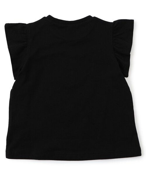 apres les cours（アプレレクール）の「【WEB限定/ジュニア対応】袖フリルTシャツ/7days Style（Tシャツ/カットソー・キッズ・ドット/ラベンダー/ピンク/サックスブルー/アイボリー/ブラック/ブルー・80/90/100/110/120/130/140）」の12枚目の写真