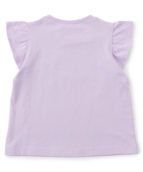 apres les cours（アプレレクール）の「【WEB限定/ジュニア対応】袖フリルTシャツ/7days Style（Tシャツ/カットソー・キッズ・ドット/ラベンダー/ピンク/サックスブルー/アイボリー/ブラック/ブルー・80/90/100/110/120/130/140）」の15枚目の写真