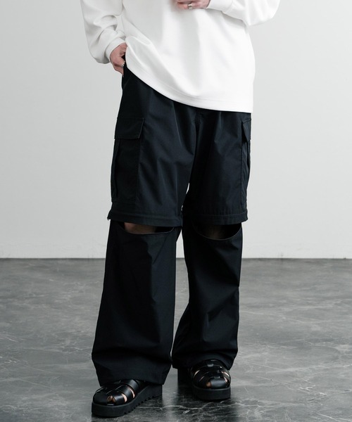 Rocky Monroe（ロッキーモンロー）の「厚底シャークソール PUレザーグルカサンダル（サンダル・メンズ・ブラック・M/L/XL）」の6枚目の写真