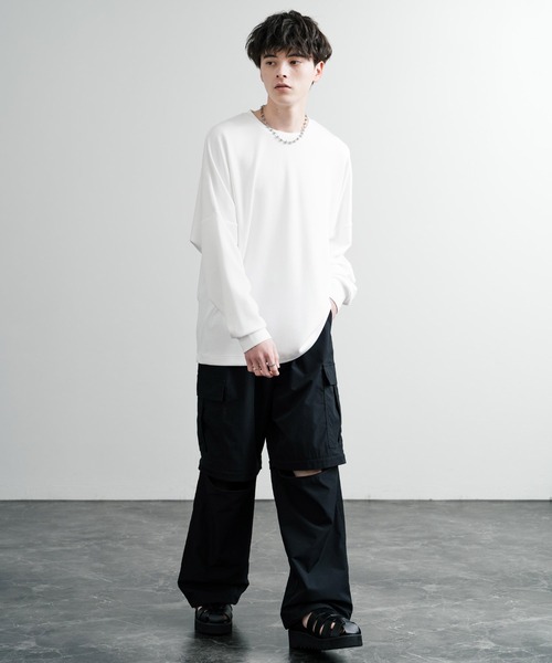 Rocky Monroe（ロッキーモンロー）の「厚底シャークソール PUレザーグルカサンダル（サンダル・メンズ・ブラック・M/L/XL）」の8枚目の写真