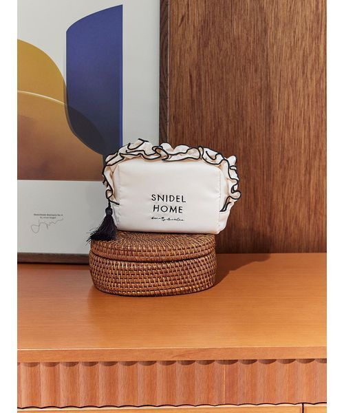 SNIDEL HOME スナイデルホーム バリエプリントフリルセット SNIDEL（スナイデル）の「ラッフルフリルバリエプリント