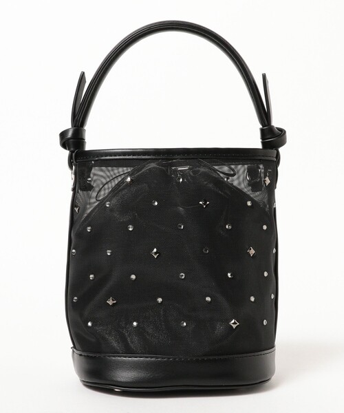 Ray BEAMS（レイビームス）の「メッシュ シャイニー バッグ（ショルダーバッグ・レディース・ブラック/サックスブルー・ONE SIZE）」の10枚目の写真