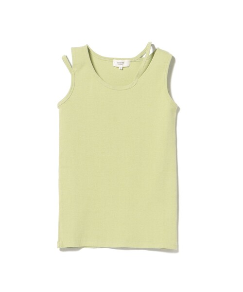 BEAMS HEART（ビームスハート）の「アシメ カットアウト タンクトップ（タンクトップ・レディース・ブラック/オフホワイト/ミント/ライトグレー・SMALL/MEDIUM）」の16枚目の写真