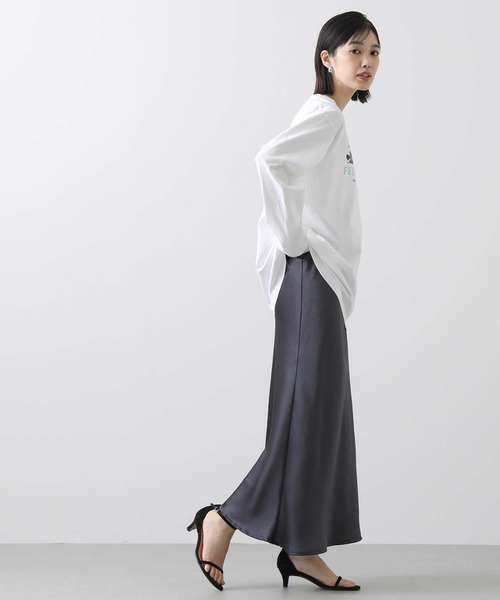 Gready Brilliant（グレディブリリアン）の「ＦＥＬＩＸロゴロンＴ（Tシャツ/カットソー・レディース・オフホワイト・FREE）」の3枚目の写真