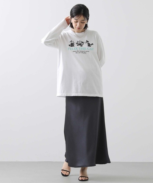 Gready Brilliant（グレディブリリアン）の「ＦＥＬＩＸロゴロンＴ（Tシャツ/カットソー・レディース・オフホワイト・FREE）」の6枚目の写真