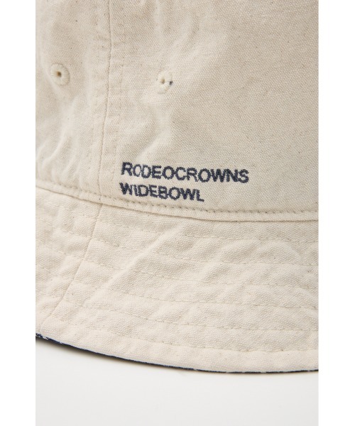RODEO CROWNS WIDE BOWL(ロデオクラウンズワイドボウル)の「パターンブリムバケットハット(ハット・メンズ・ブルー/アイボリー/ブラック・FREE)」の20枚目の写真