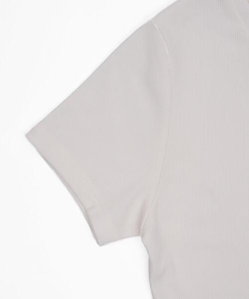 WEGO（ウィゴー）の「WEGO/コンパクトリブT（Tシャツ/カットソー・レディース・ブラック/ホワイト・SMALL/MEDIUM）」の5枚目の写真