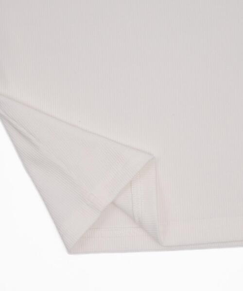 WEGO（ウィゴー）の「WEGO/コンパクトリブT（Tシャツ/カットソー・レディース・ブラック/ホワイト・SMALL/MEDIUM）」の4枚目の写真