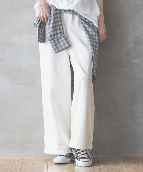 GLOBAL WORK(グローバルワーク)の「乾きやすいスウェットパンツ/319758(スウェットパンツ・レディース・アイボリー/ブラック/杢グレー・MEDIUM/LARGE)」の19枚目の写真