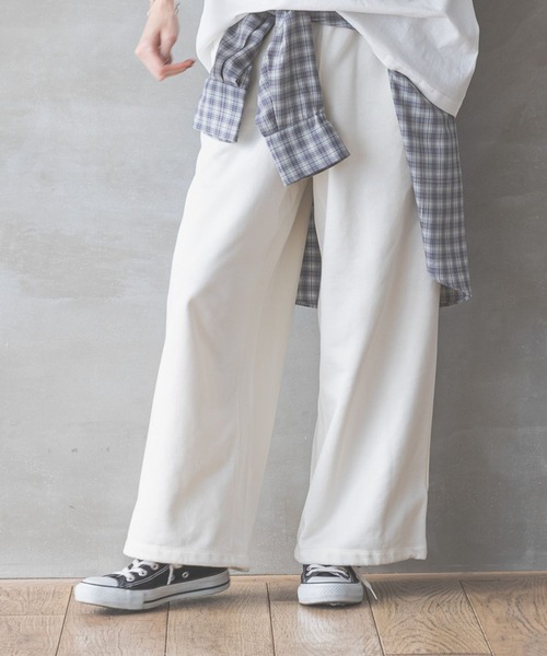 GLOBAL WORK(グローバルワーク)の「乾きやすいスウェットパンツ/319758(スウェットパンツ・レディース・アイボリー/ブラック/杢グレー・MEDIUM/LARGE)」の20枚目の写真