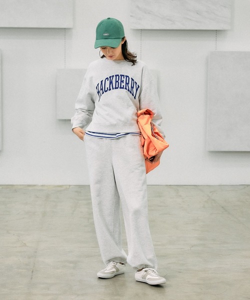 GLOBAL WORK(グローバルワーク)の「乾きやすいスウェットパンツ/319758(スウェットパンツ・レディース・アイボリー/ブラック/杢グレー・MEDIUM/LARGE)」の21枚目の写真