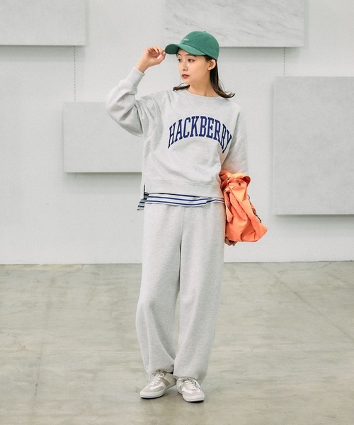 GLOBAL WORK(グローバルワーク)の「乾きやすいスウェットパンツ/319758(スウェットパンツ・レディース・アイボリー/ブラック/杢グレー・MEDIUM/LARGE)」の22枚目の写真