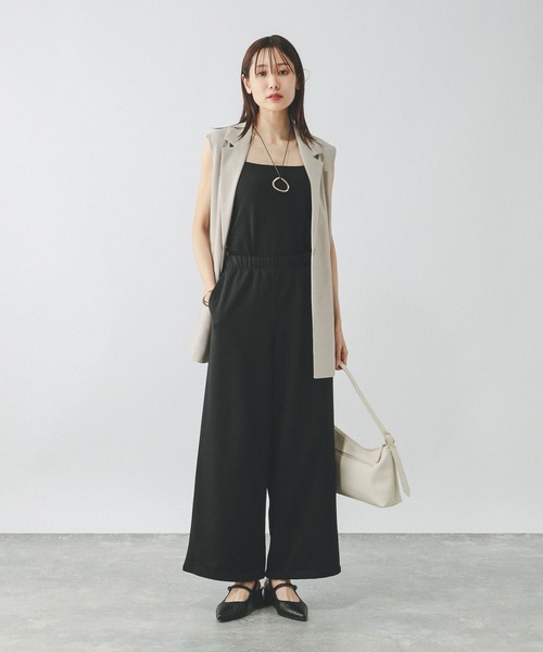 GLOBAL WORK(グローバルワーク)の「乾きやすいスウェットパンツ/319758(スウェットパンツ・レディース・アイボリー/ブラック/杢グレー・MEDIUM/LARGE)」の6枚目の写真