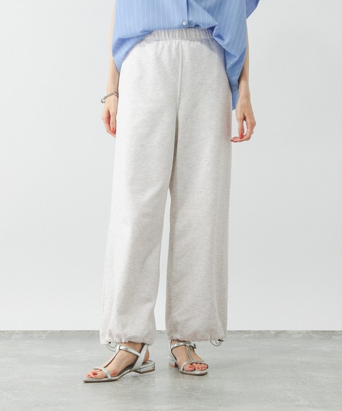 GLOBAL WORK(グローバルワーク)の「乾きやすいスウェットパンツ/319758(スウェットパンツ・レディース・アイボリー/ブラック/杢グレー・MEDIUM/LARGE)」の11枚目の写真