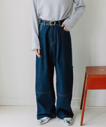 リメイクデザインタックパンツ