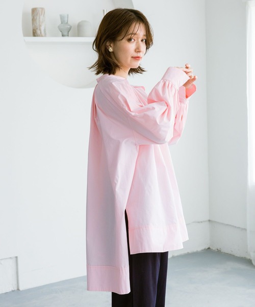 Used数回着用☆m＆kyokoチュニック コットンローンギャザースカート | human woman（ヒューマン