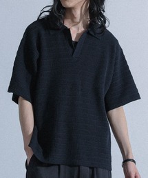 MDR（エムディアール）の「『スキッパーニットポロシャツ』（ポロシャツ）」